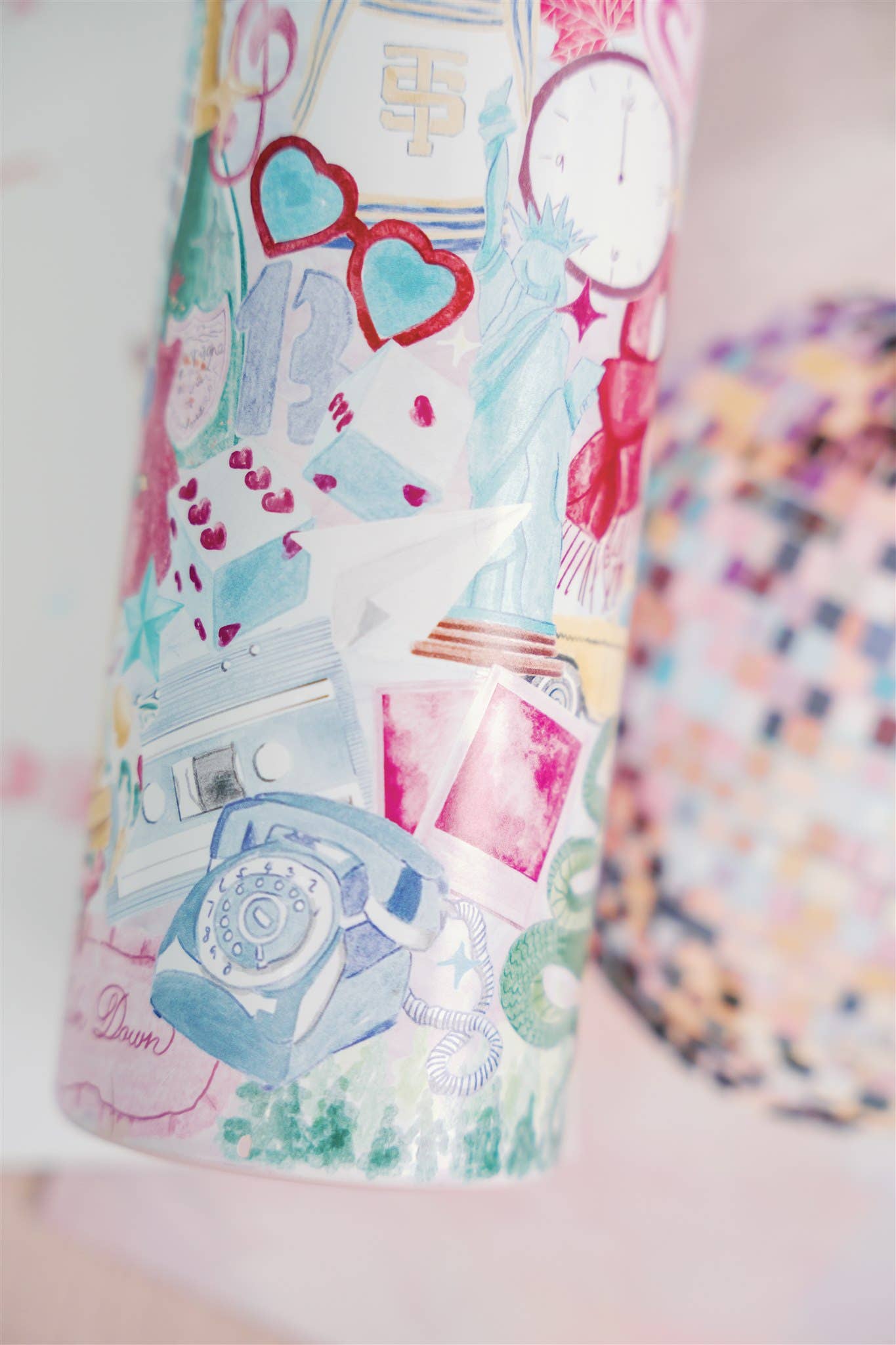 Gracefully Made Art - Eras 18 Ounce Insulated Water Bottle