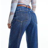 FINAL SALE - Bayeas Wide Leg Jeans with Finished Hem