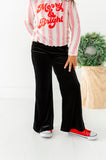 Black Velvet | Wide-Leg Pants