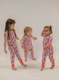 Cherry Pop Ruffled Two Piece