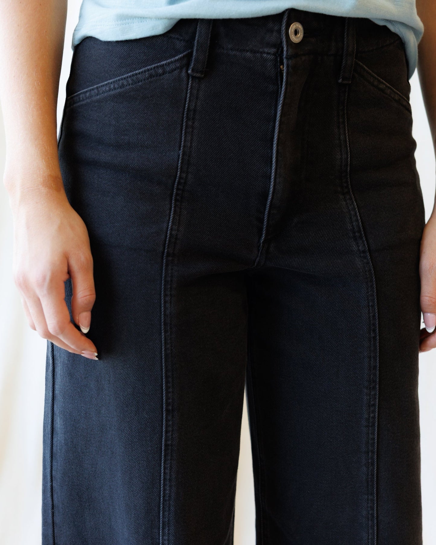 High Rise Seamed Trouser