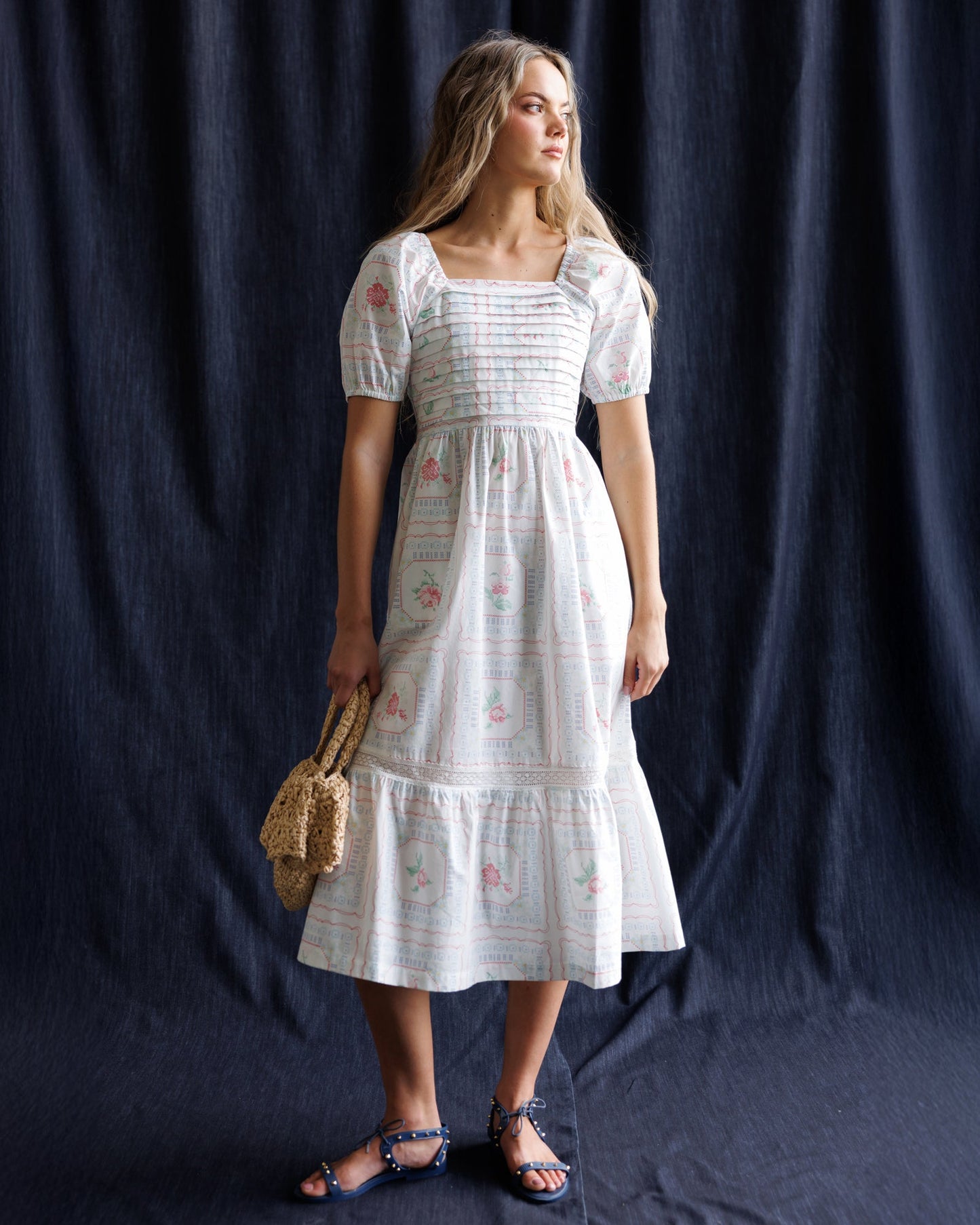 Cross Stitch Crochet Dress