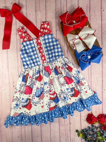 Cupcakes & Fireworks Ruffled Dress