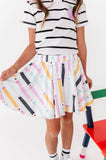 Pretty Pencils Spin Skort