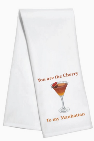 Kitchen Towel- Cherry To My Manhattan