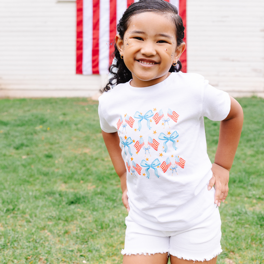 American Flag and Bows