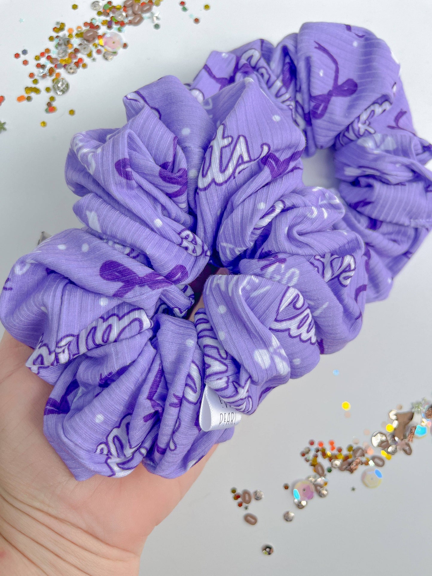 Evie Pearl Handmade LLC - KSU Wildcats Go State Oversized Scrunchy