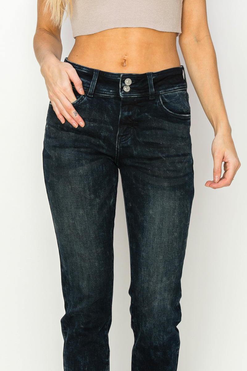 Thea Mid Rise Cigarette Jeans