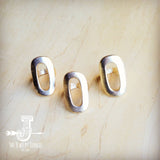 Matte Gold Electroplate Oval Ring 012c