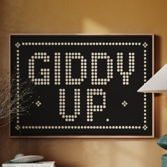 Giddy Up Western Typography