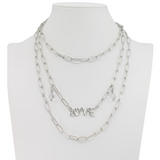 Love Long Chain Necklace