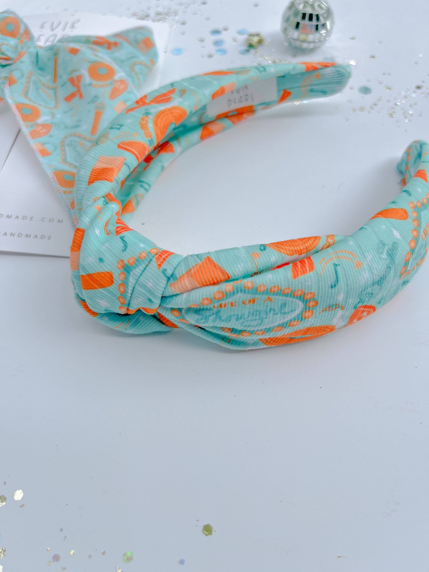 Evie Pearl Handmade LLC - Showgirl Era Knotted Headband for Girls & Women