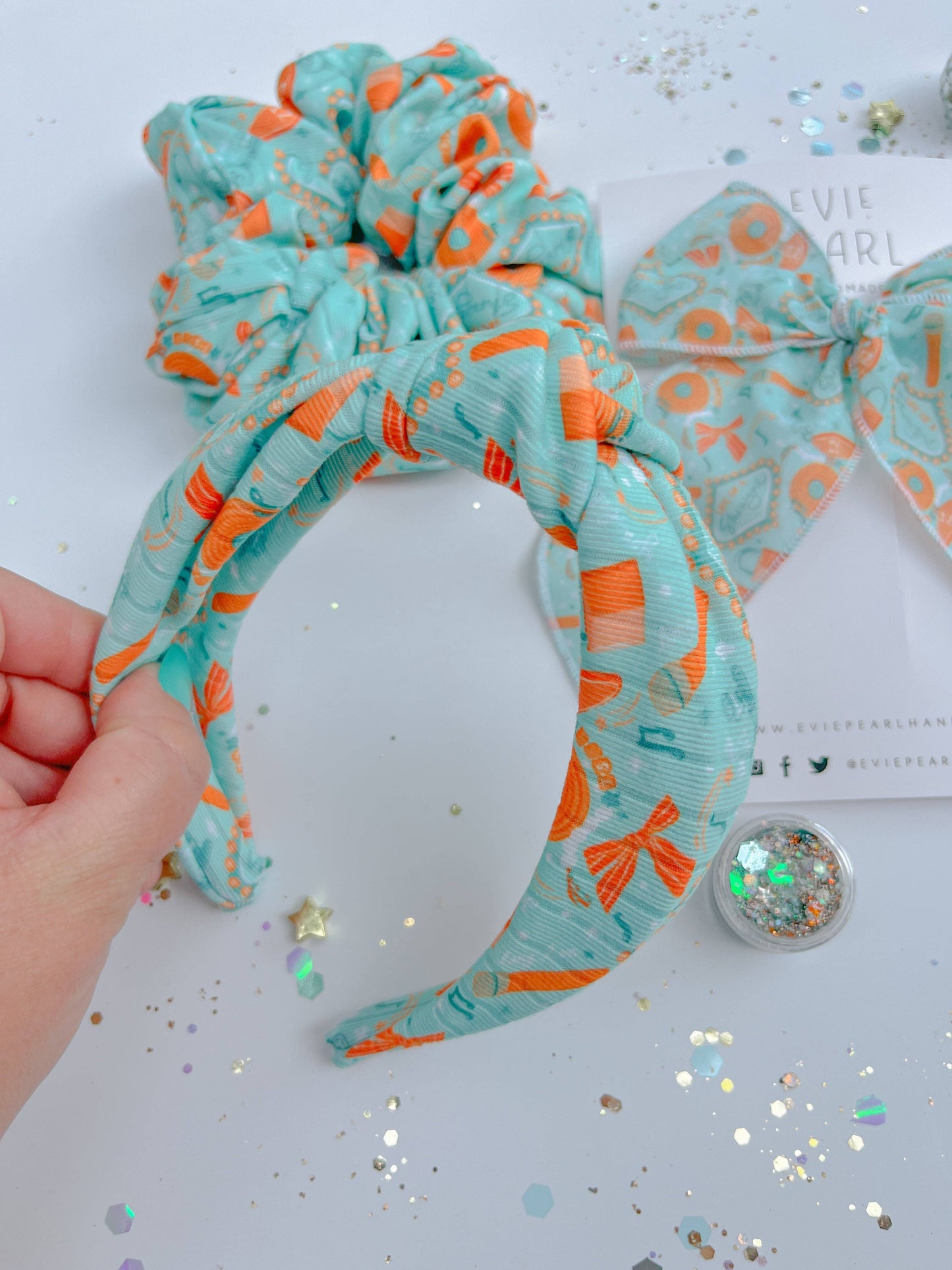 Evie Pearl Handmade LLC - Showgirl Era Knotted Headband for Girls & Women