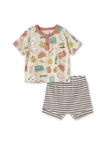 Baby Boy's Big Adventure Bamboo Set