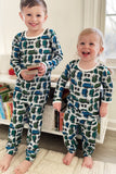Long Sleeve Pajama Set - Garbage Trucks