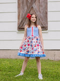 Cupcakes & Fireworks Ruffled Dress