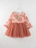 Pink Rainbow Pumpkin Girl Tutu Dress