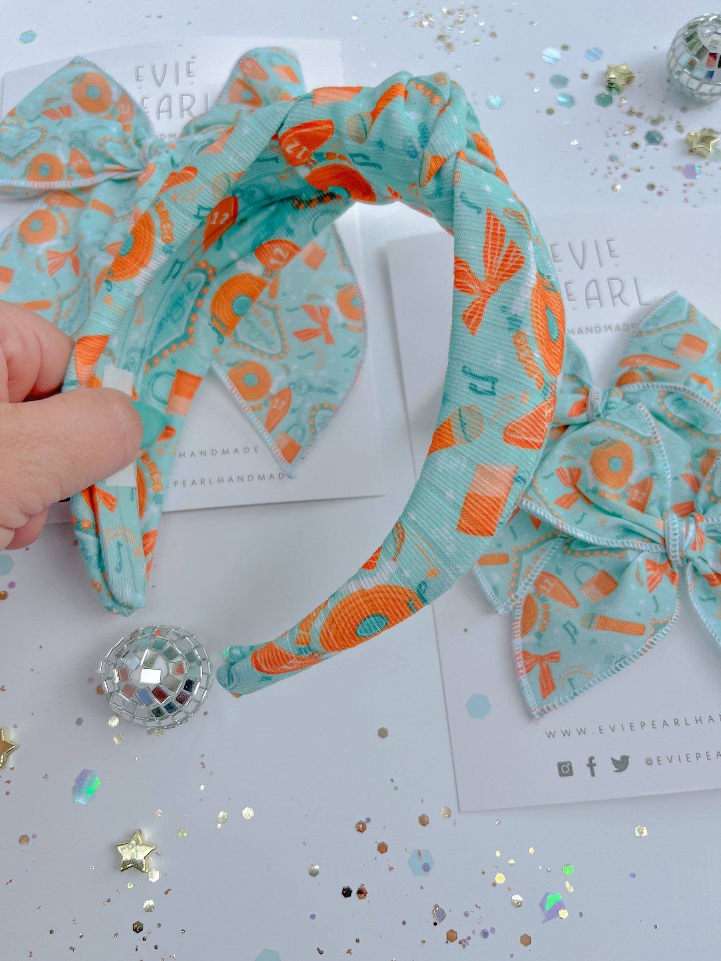 Evie Pearl Handmade LLC - Showgirl Era Knotted Headband for Girls & Women