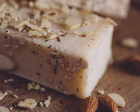 Almond Cake Organic Handmade Soap Bar – 7 oz | Sweet Harvest Farms