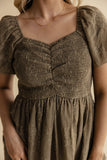 Christine Embroidered Chiffon Dress