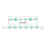 Maui Blue Reversible Coin Bracelet