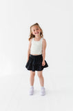 Black | 2-tiered Skort