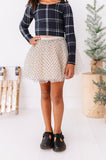 Cream + Dottie | MESH Skort