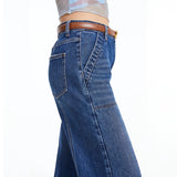 FINAL SALE - Bayeas Wide Leg Jeans with Finished Hem