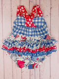Cupcakes & Fireworks Infant Romper