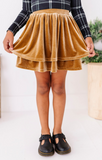 Carmel Velvet | 2-Tiered SKORT