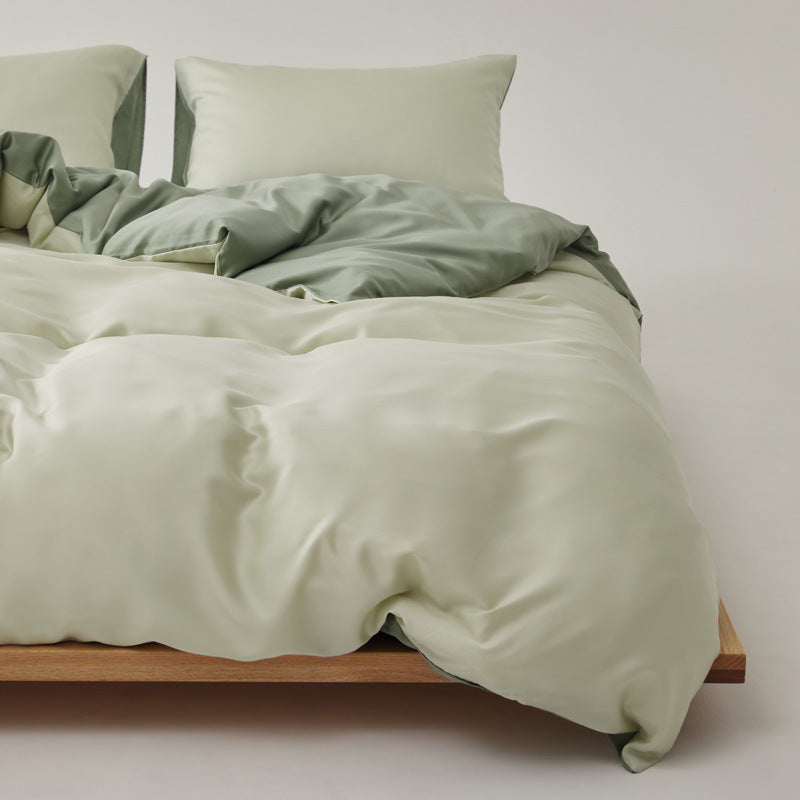 Adeline Pastel Silky Cooling TENCEL™ Bedding Set / Blue