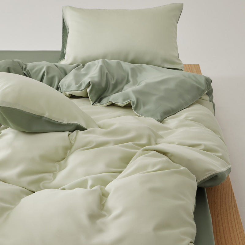 Adeline Pastel Silky Cooling TENCEL™ Bedding Set / Blue