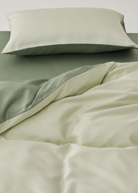 Adeline Pastel Silky Cooling TENCEL™ Bedding Set / Blue