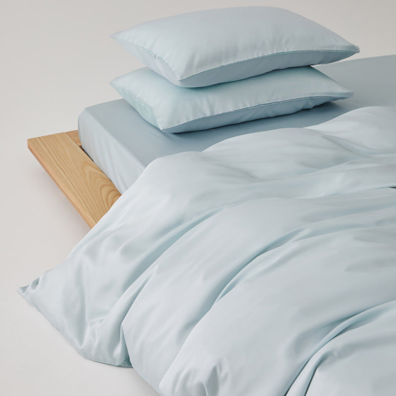 Adeline Pastel Silky Cooling TENCEL™ Bedding Set / Blue
