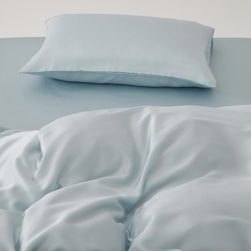 Adeline Pastel Silky Cooling TENCEL™ Bedding Set / Blue