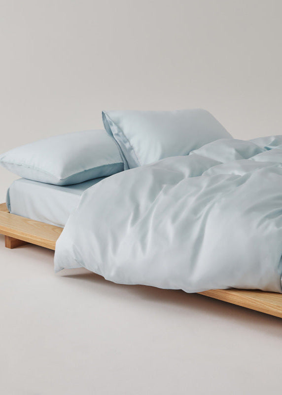 Adeline Pastel Silky Cooling TENCEL™ Bedding Set / Blue