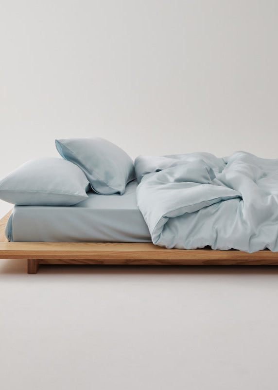 Adeline Pastel Silky Cooling TENCEL™ Bedding Set / Blue