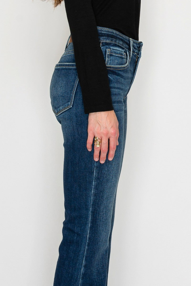 Mia Mid Rise Super Flare Jeans