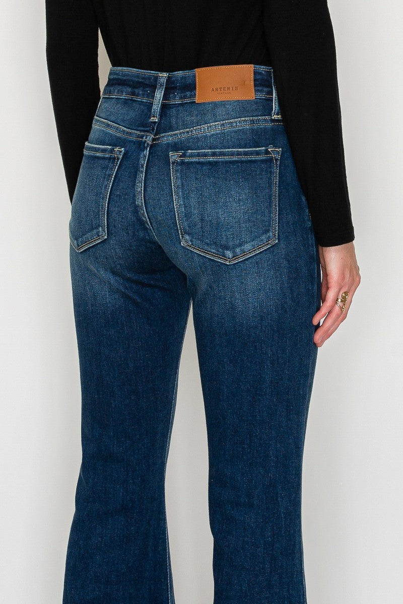Mia Mid Rise Super Flare Jeans