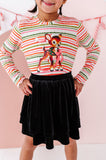 Black Velvet | 2-Tiered SKORT