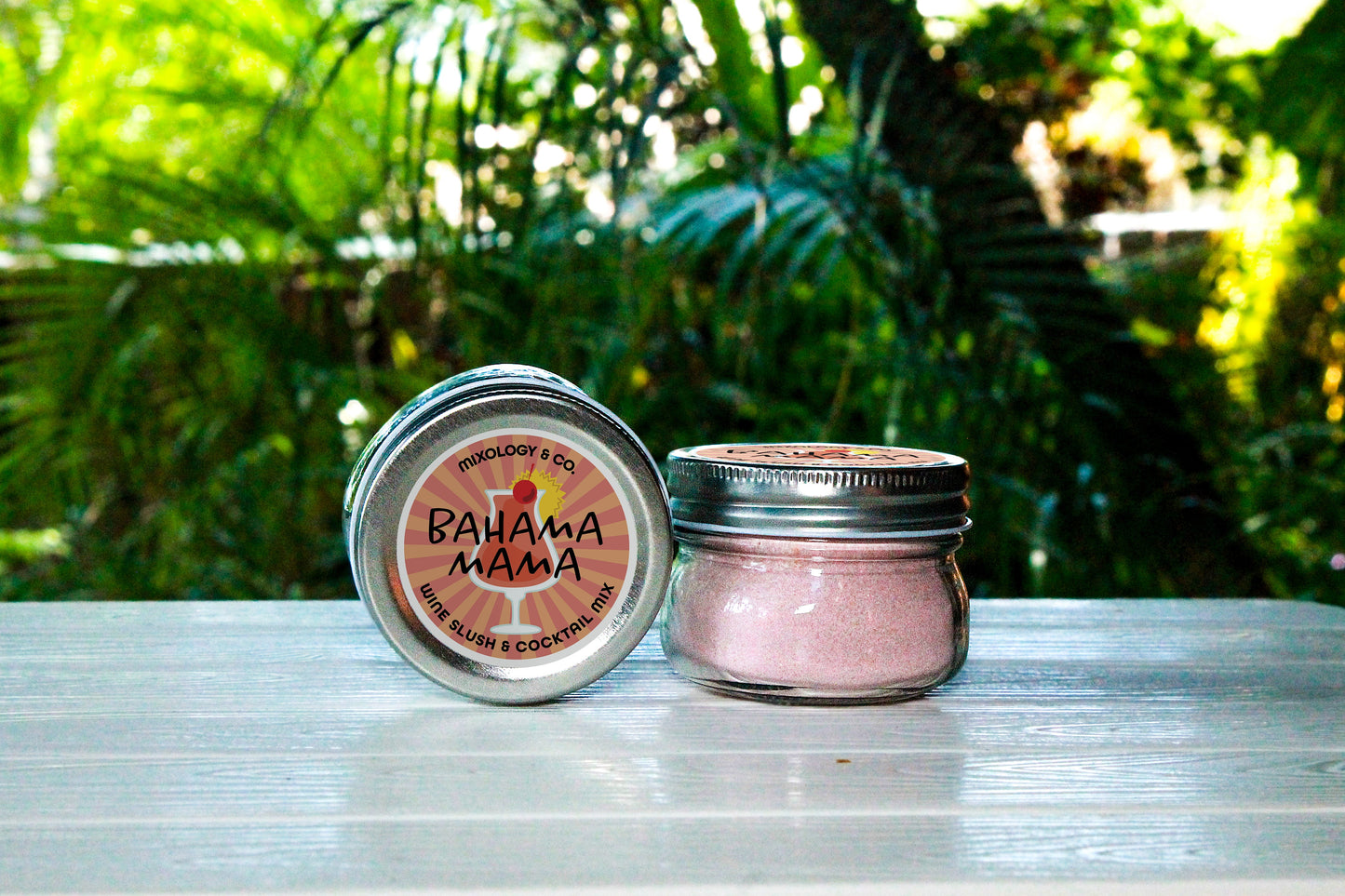 Bahama Mama Cocktail Drink Mix | Wine Slush & Mocktail Mixer Jar
