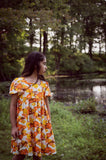 Retro Boho Short Sleeve Girls Dress