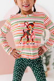 Vintage Reindeer | Bamboo Long Sleeve