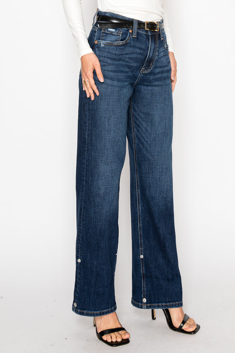 RELAXED HIGH RISE ANKLE STRAIGHT