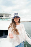Sunday Funday - Navy Vintage Trucker Hat