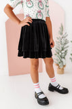 Black Velvet | 2-Tiered SKORT