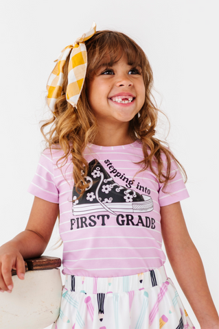 GIRLS “Stepping into…” Grade Level Tee (ALL GRADES HERE)