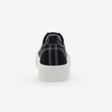COURT ROYALE: VULCANIZED COURT SHOE - BLACK/WHITE
