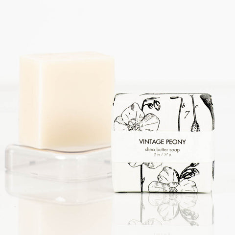 Vintage Peony - Petite Shea Butter Soap