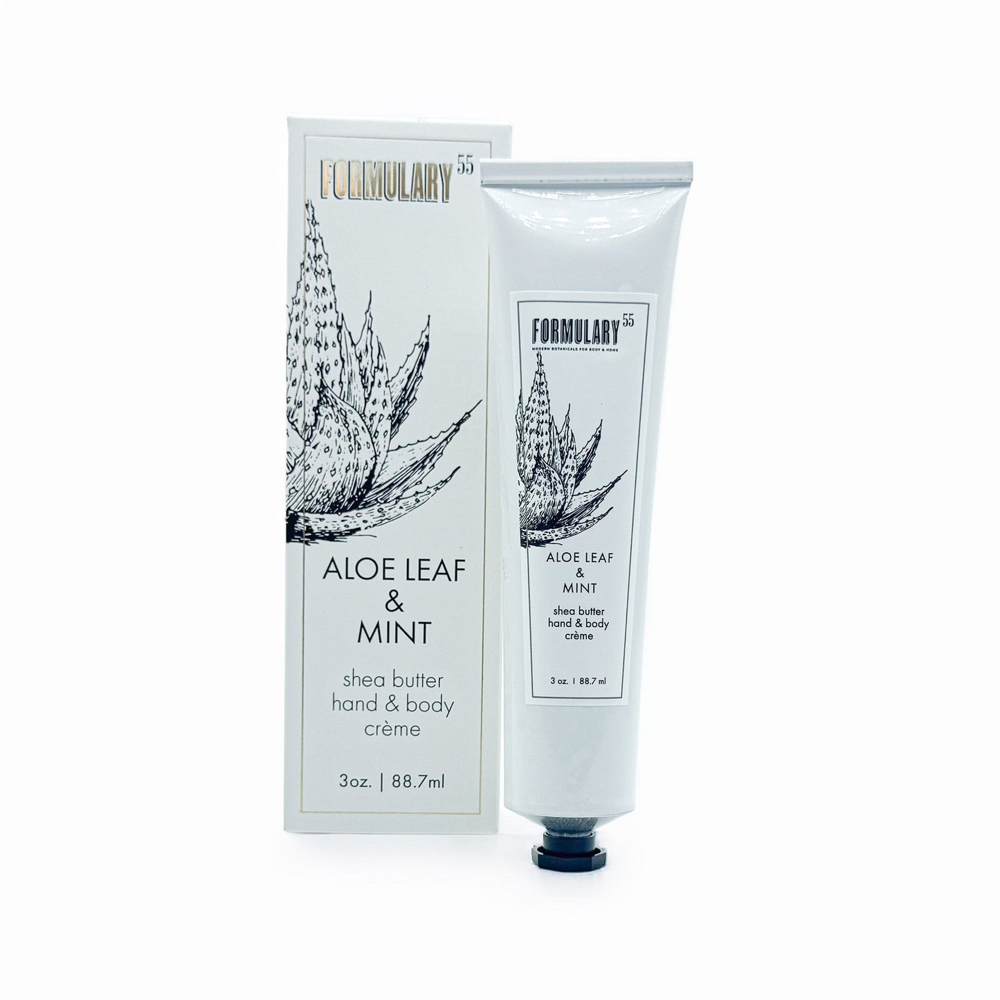 Aloe Leaf & Mint - On-the-Go Shea Butter Hand and Body Creme Tube